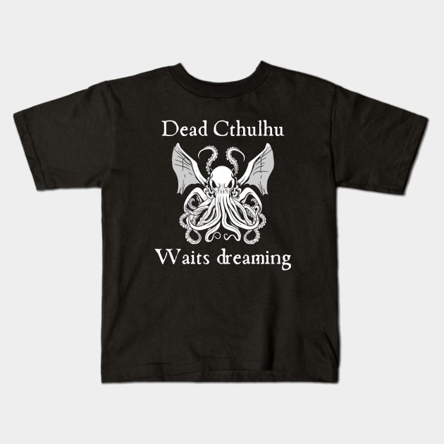Dead Cthulhu Kids T-Shirt by OddlyNoir
